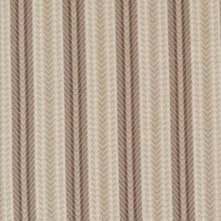 Tissu - Flannel Farmhouse III Cream stripes