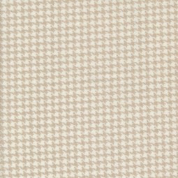 Tissu panneau - Flannel Farmhouse III Cream Houndstooth