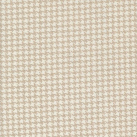 Tissu panneau - Flannel Farmhouse III Cream Houndstooth