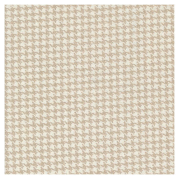 Tissu panneau - Flannel Farmhouse III Cream Houndstooth