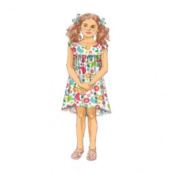 Patron Butterick 5876 - Robe sans manches enfant