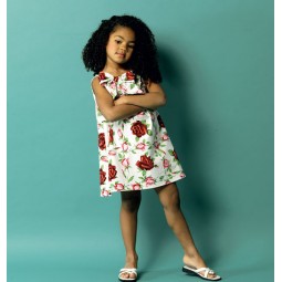 Patron Butterick 5876 - Robe sans manches enfant