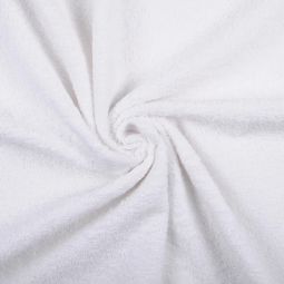 Tissu éponge 400g/m² blanc