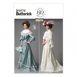 Patron Butterick 5970 - Robe historique 1880