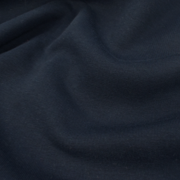 Tissu jersey sweat - Bleu navy