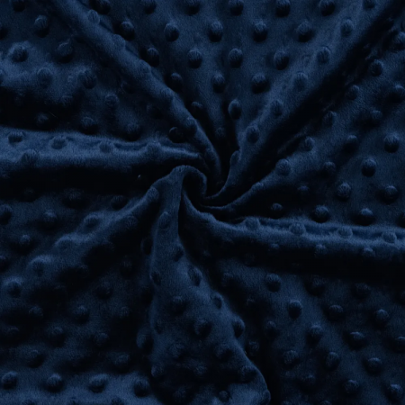 Tissu minky - Dots navy