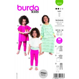 Burda 9218 - Vêtements de nuit