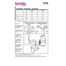 Burda 5759 - Ensemble d'accessoires d'hiver