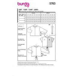 Burda 5763 - Pull et sweat à nouer