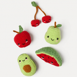 Kit de crochet amigurumi DMC - Nos amis les fruits