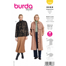 Patron Burda 5769 - Cape façon trench-coat