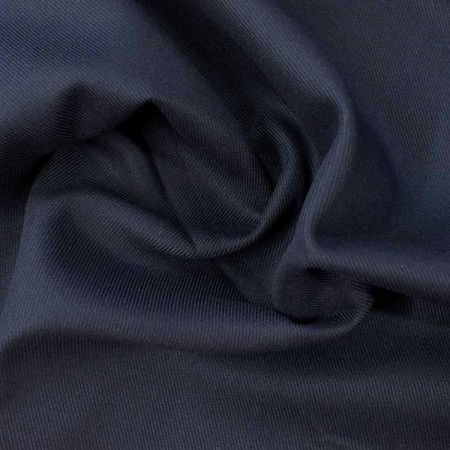 Tissu Polyester Viscose - Hispania bleu marine