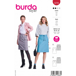 Patron Burda 5779 - Jupe crayon à poches cargo