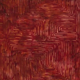 Tissu batik Hoffman - Bali Handpaints - Paprika