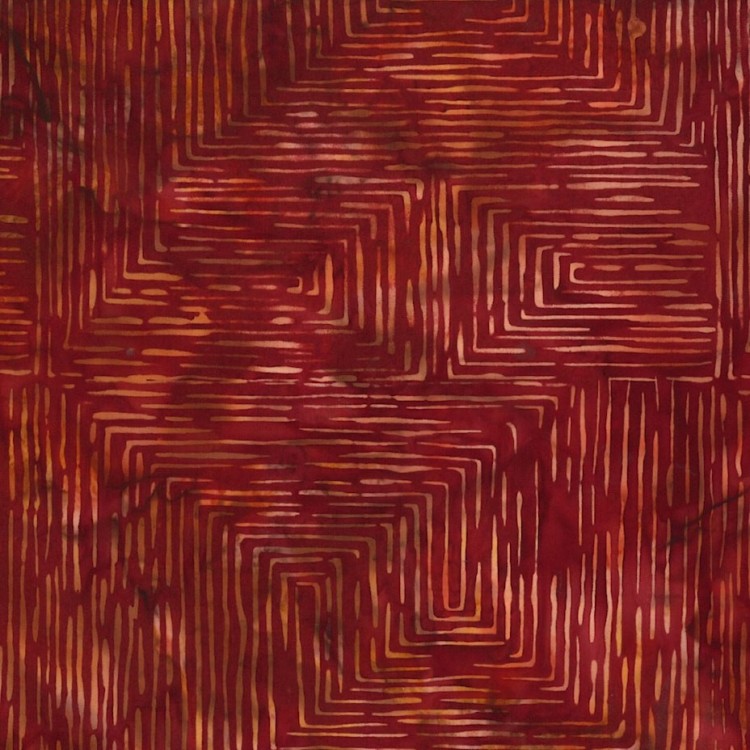 Tissu batik Hoffman - Bali Handpaints - Paprika