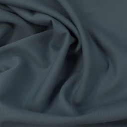 Tissu viscose extensible - Bleu denim