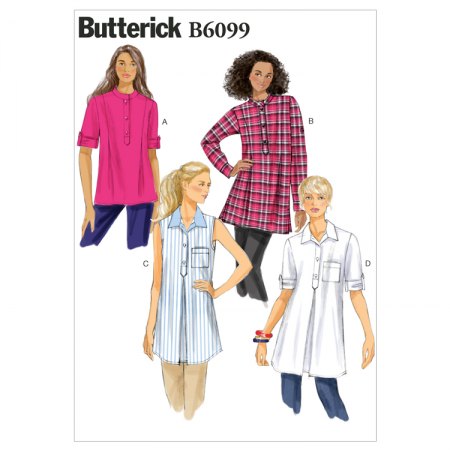 Patron Butterick 6099 - Chemise tunique