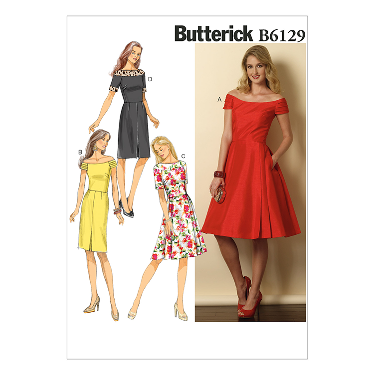 Patron Butterick 6129 - Robe à corsage