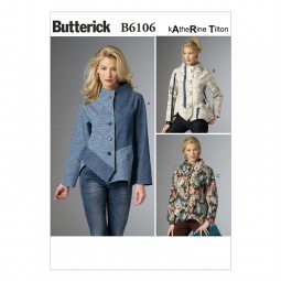 Patron Butterick 6106 - Veste asymétrique