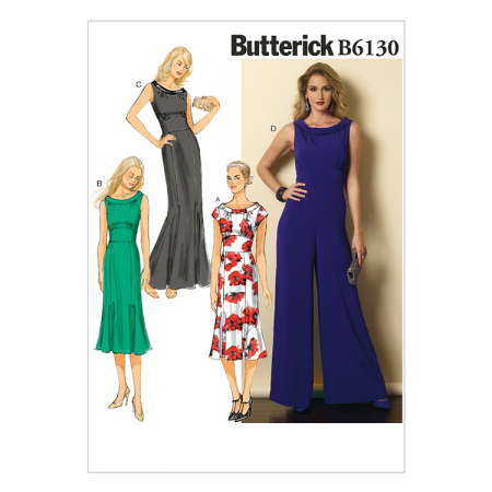 Patron Butterick 6130 - Robe et combinaison