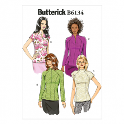 Patron Butterick 6134 - Top encolure haute