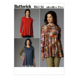 Patron Butterick 6136 - Tunique évasée