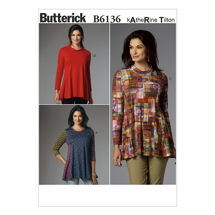 Patron Butterick 6136 - Tunique évasée