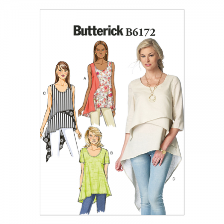 Patron Butterick 6172 - Tunique asymétrique