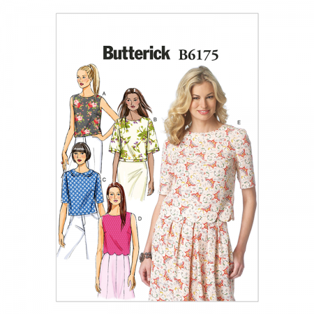 Patron Butterick 6175 - Haut semi ajusté