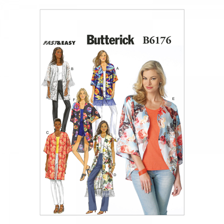 Patron Butterick 6176 - Kimono