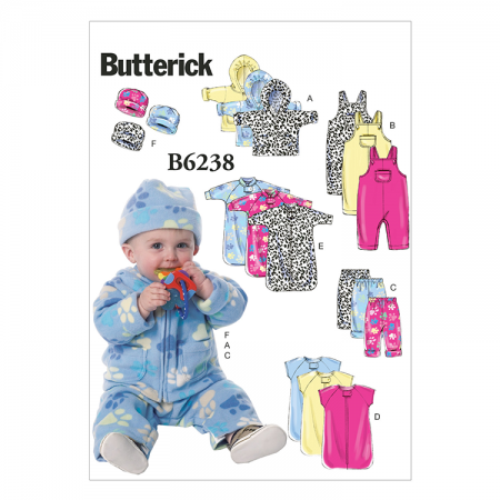 Patron Butterick 6238 - Ensemble bébé