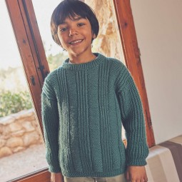 Kit de tricot - Pull à côtes - Basic merino