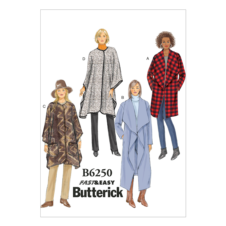 Patron Butterick 6250 - Manteau