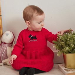 Kit de tricot - Robe chat - Merino baby