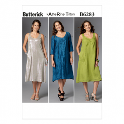 Patron Butterick 6283 - Robe ample