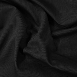 Tissu gabardine - Chino noir