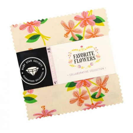 Charm pack - Ruby Star Society - Favorite flowers