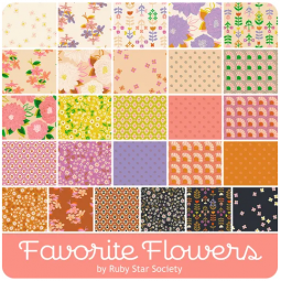 Charm pack - Ruby Star Society - Favorite flowers