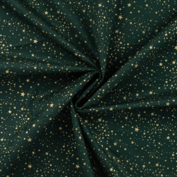 Tissu coton - Foil small stars army