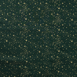 Tissu coton - Foil small stars army