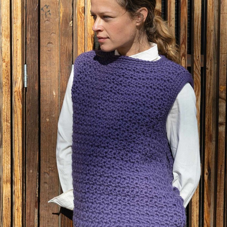 Kit de tricot - Pull à torsades - Basic merino