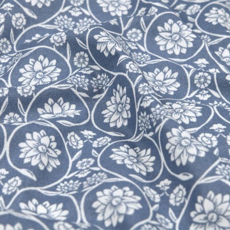 Tissu coton - Appia bleu