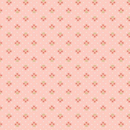 Tissu Andover fabrics - Play and Simple - Tri flower blush