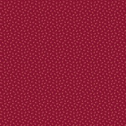 Andover fabrics - Latte - Spilt beants barn red