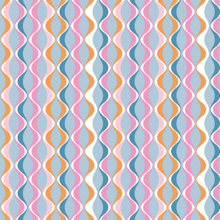 Tissu coton - Disco pastel