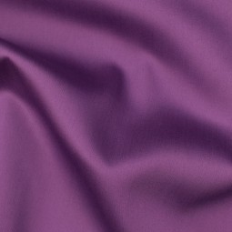 Tissu coton uni satiné - Violet