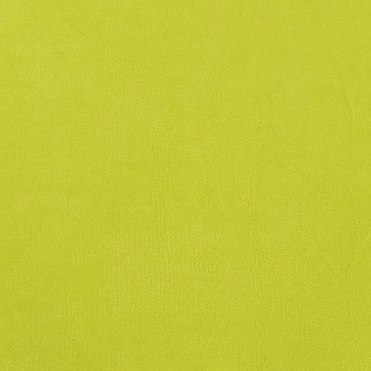 Tissu jersey velours - Citron