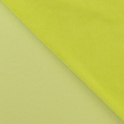 Tissu jersey velours - Citron