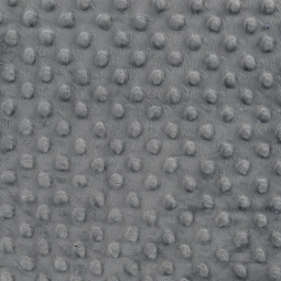 Tissu minky - Dots gris foncé