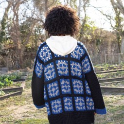 Kit de crochet - Gilet granny - Merino aran